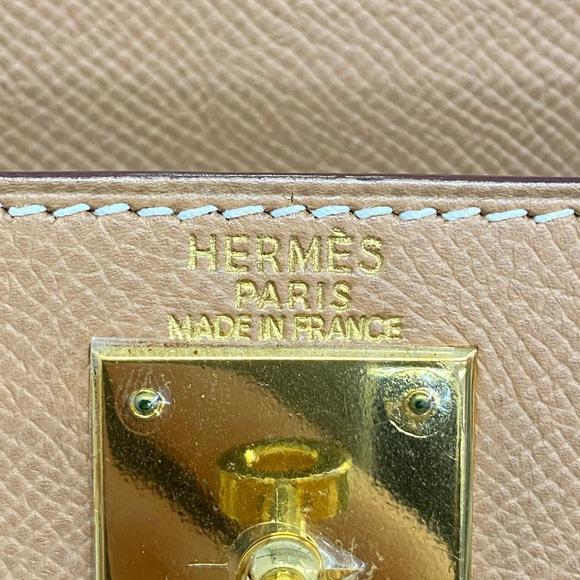 Hermes handbag Kelly 28 E stamp Cushvel natural ladies - Picture 5 of 15